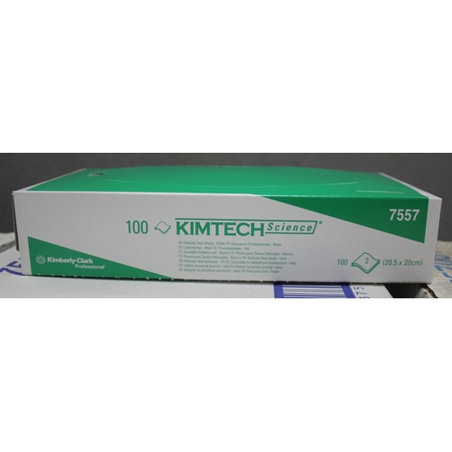 49 - 19 CARTONS (24 x 100 PER CARTON) KIMBERLEY-CLARK PROFESSIONAL KIMTECH DELICATE TASK WIPES