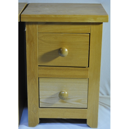 50 - PAIR OF 2-DRAWER BEDSIDE CABINETS