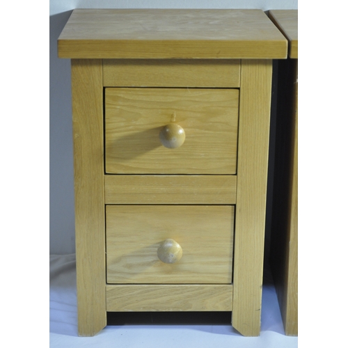 50 - PAIR OF 2-DRAWER BEDSIDE CABINETS