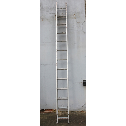 57 - ALUMINIUM DOUBLE EXTENSION LADDERS 2 x 3.3m