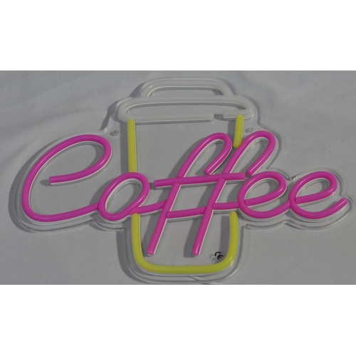 59 - NEON LED SIGN - COFFEE