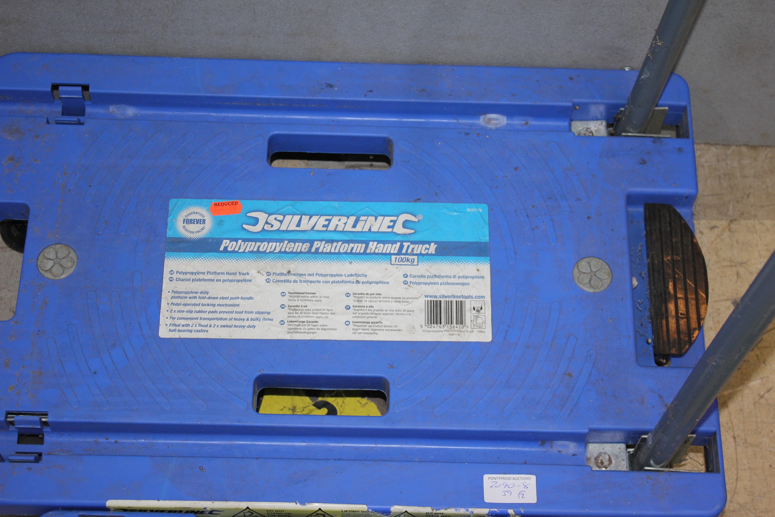 2 x SILVERLINE PLATFORM HAND TRUCKS