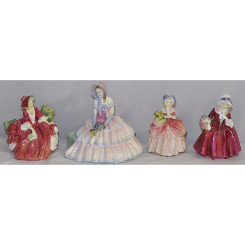 74 - 4 ROYAL DOULTON FIGURINES - 