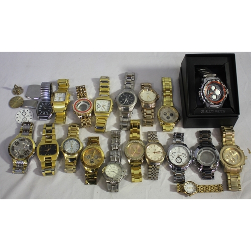 75 - VARIOUS WATCHES AND WATCH PARTS