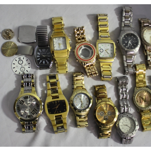 75 - VARIOUS WATCHES AND WATCH PARTS
