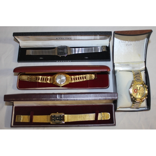90 - 4 VARIOUS WATCHES INCLUDING RONE INCABLOC