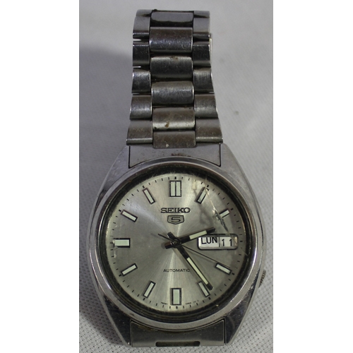 95 - SEIKO WATCH, 2 TIMEX WATCHES AND REFLEX WATCH
