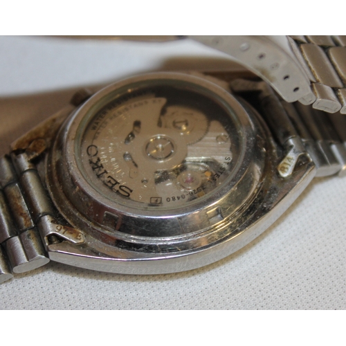 95 - SEIKO WATCH, 2 TIMEX WATCHES AND REFLEX WATCH