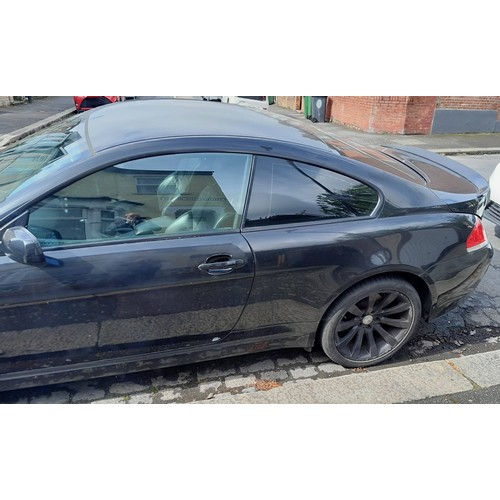 101 - 2007 BMW 630I SPORT AUTO REGISTRATION - J9 BFX 

2996cc 
PETROL 
BLACK 
COUPE
REGISTED 30 MARCH 2007... 