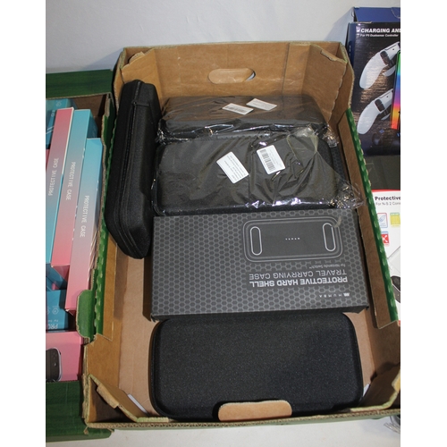 104 - 2 BOXES OF VARIOUS GAME CASES