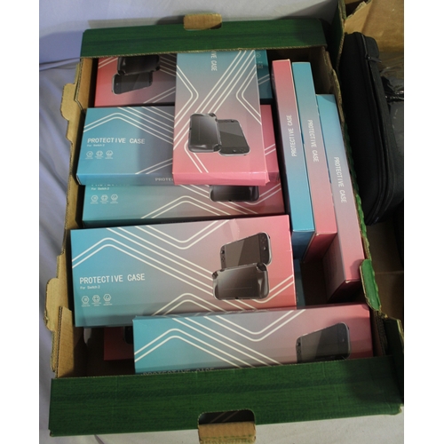 104 - 2 BOXES OF VARIOUS GAME CASES