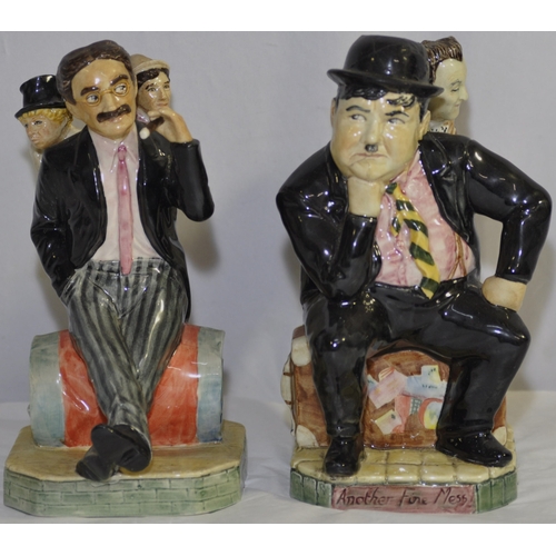 108 - 2 KEVIN FRANCIS CERAMICS GROUP FIGURINES- 