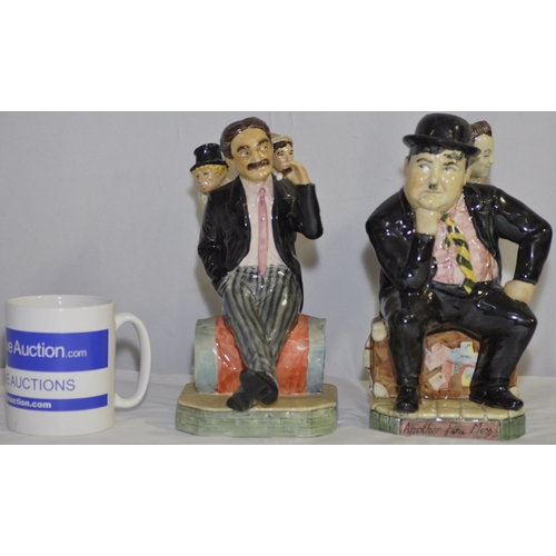 108 - 2 KEVIN FRANCIS CERAMICS GROUP FIGURINES- 