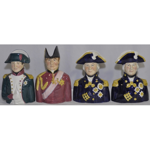 114 - 6 WOOD & SONS PORTRAIT JUGS