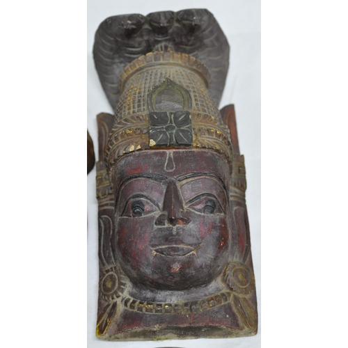 182 - 10 AFRICAN WALL MASKS