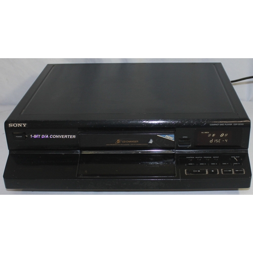 205 - SONY COMPACT DISC PLAYER WITH 1-BIT D/A CONVERTER