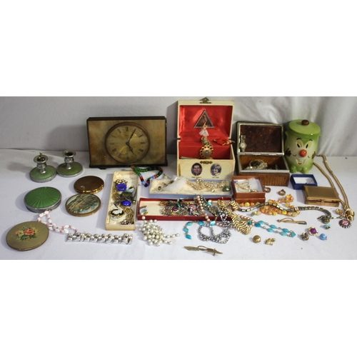 206 - BOX OF COSTUME JEWELLERY