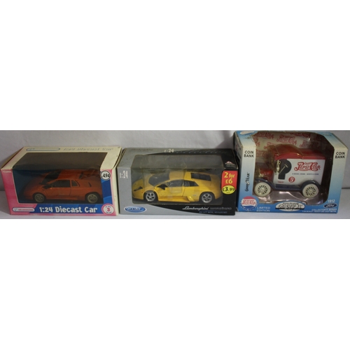 209 - BOX OF MODEL AND TOY CARS