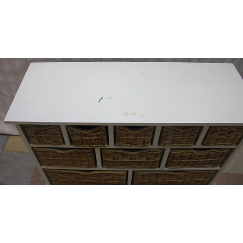 215 - 10 DRAWER BASKET CHEST
