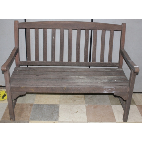 229 - WOODEN GARDEN BENCH
