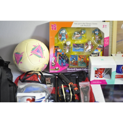 247 - BAG CONTAINING 2012 OLYMPICS MEMORABILIA