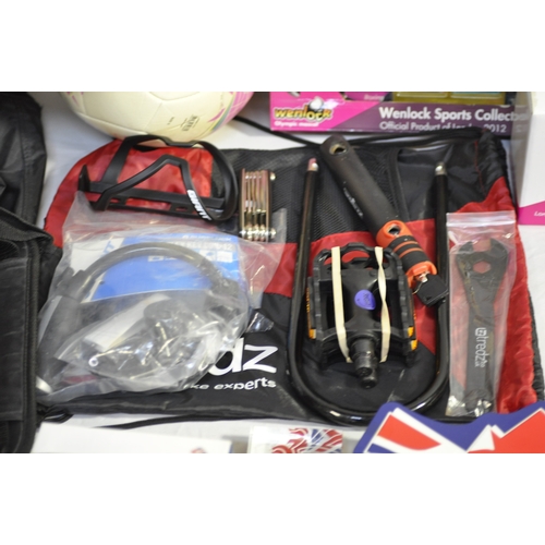 247 - BAG CONTAINING 2012 OLYMPICS MEMORABILIA