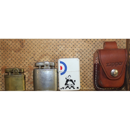 256 - BOX OF ZIPPO LIGHTERS