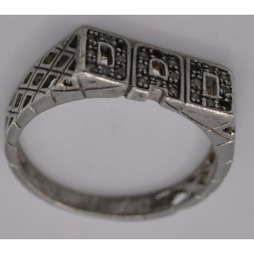 259 - BOX OF SILVER JEWELLERY