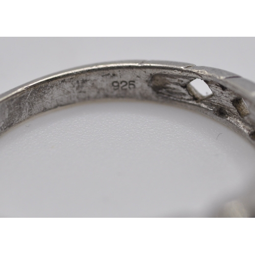 259 - BOX OF SILVER JEWELLERY