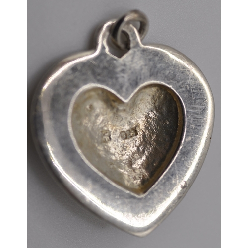 259 - BOX OF SILVER JEWELLERY