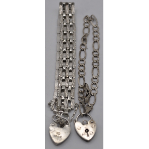 259 - BOX OF SILVER JEWELLERY