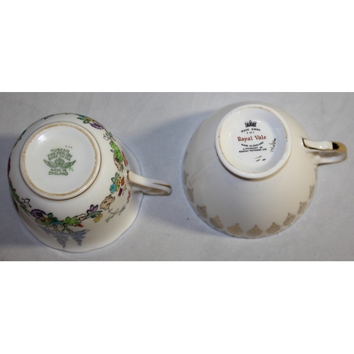 276 - TUSCAN TEA SET AND ROYAL VALE PART TEA SET
