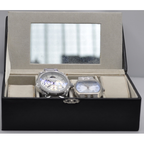 291 - GENOA WATCH AND SOLO WATCH IN 4 WATCH STORAGE CASE