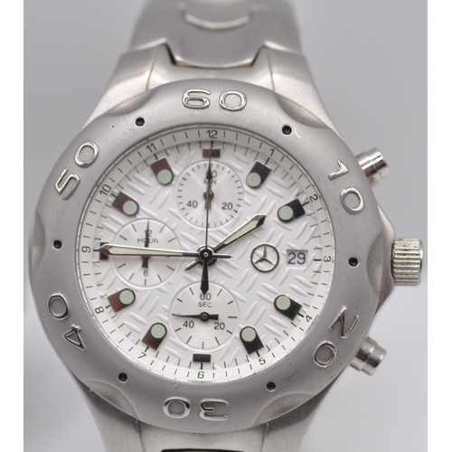 296 - 2 MERCEDES BENZ WATCHES - 1 FRECCIA D'ARGENTO