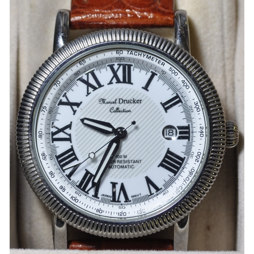 298 - 4 WATCHES IN DISPLAY CASE