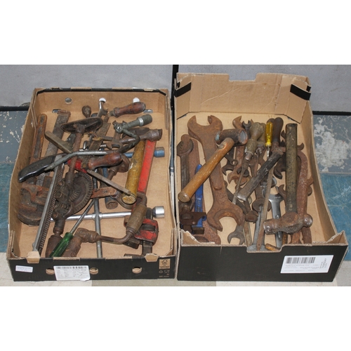 93 - 2 TRAYS VARIOUS TOOLS