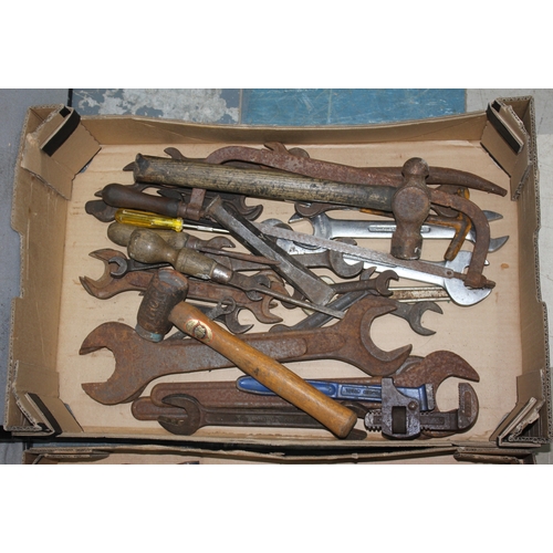 93 - 2 TRAYS VARIOUS TOOLS