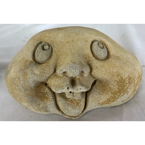 109 - 3 HAPPY FACE STONES