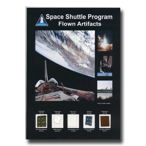 Space Shuttle all 5 orbiters flown artifact presentation. 8x10 ...