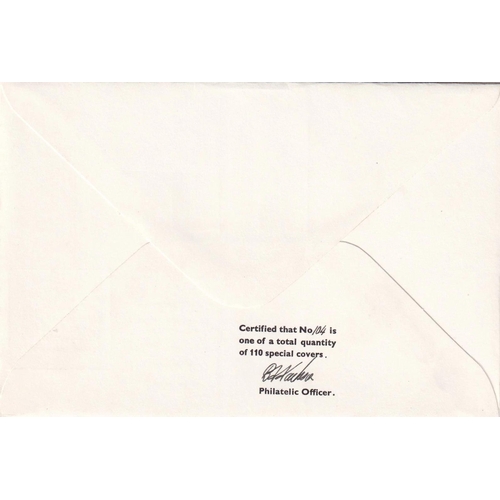 112 - 1st UK Aerial Post Hendon - Windsor Air Commodore D W Clappen WW1 Pilot. 9 Sep 71 BFPS 1173 60th Ann... 