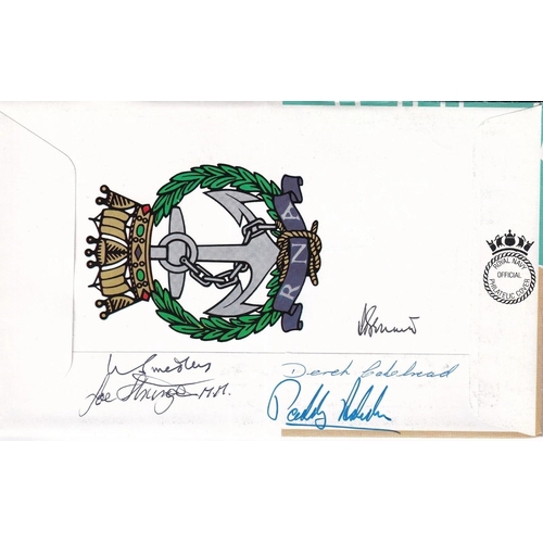 53 - Operation Neptune D Day 6 June 1944 Signed 12 all involved in D Day. Official Navy cover 6RN11f. 6 J... 