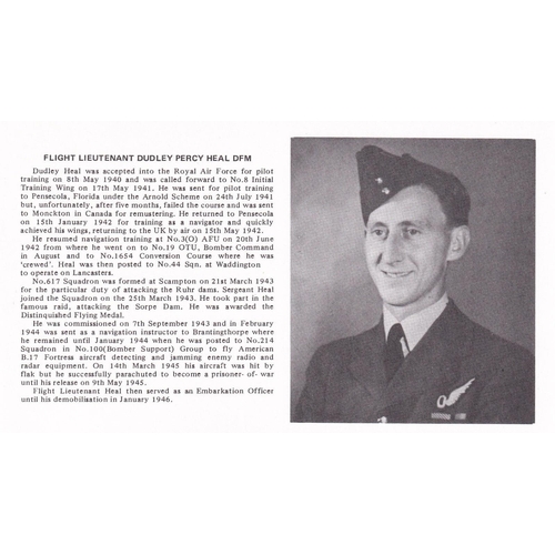 56 - WW2 cover Operation Chastise Signed Basil Feneron and Dudley Heal 617 Sqn attack Dambuster raid vete... 