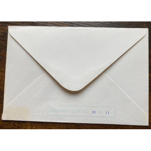 94 - WW2 Rare Battle of Britain pilot G Pushman 23 sqn signed RAF cover No10 of 110. RAF Little Rossingto... 