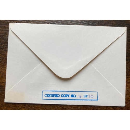 95 - WW2 Rare Battle of Britain pilot C Bamberger 610 sqn signed RAF cover No4 of 10. RAF Little Rossingt... 