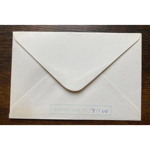 96 - WW2 Rare Battle of Britain pilot T Elkington 59 sqn signed RAF cover No7 of 10. RAF Little Rossingto... 