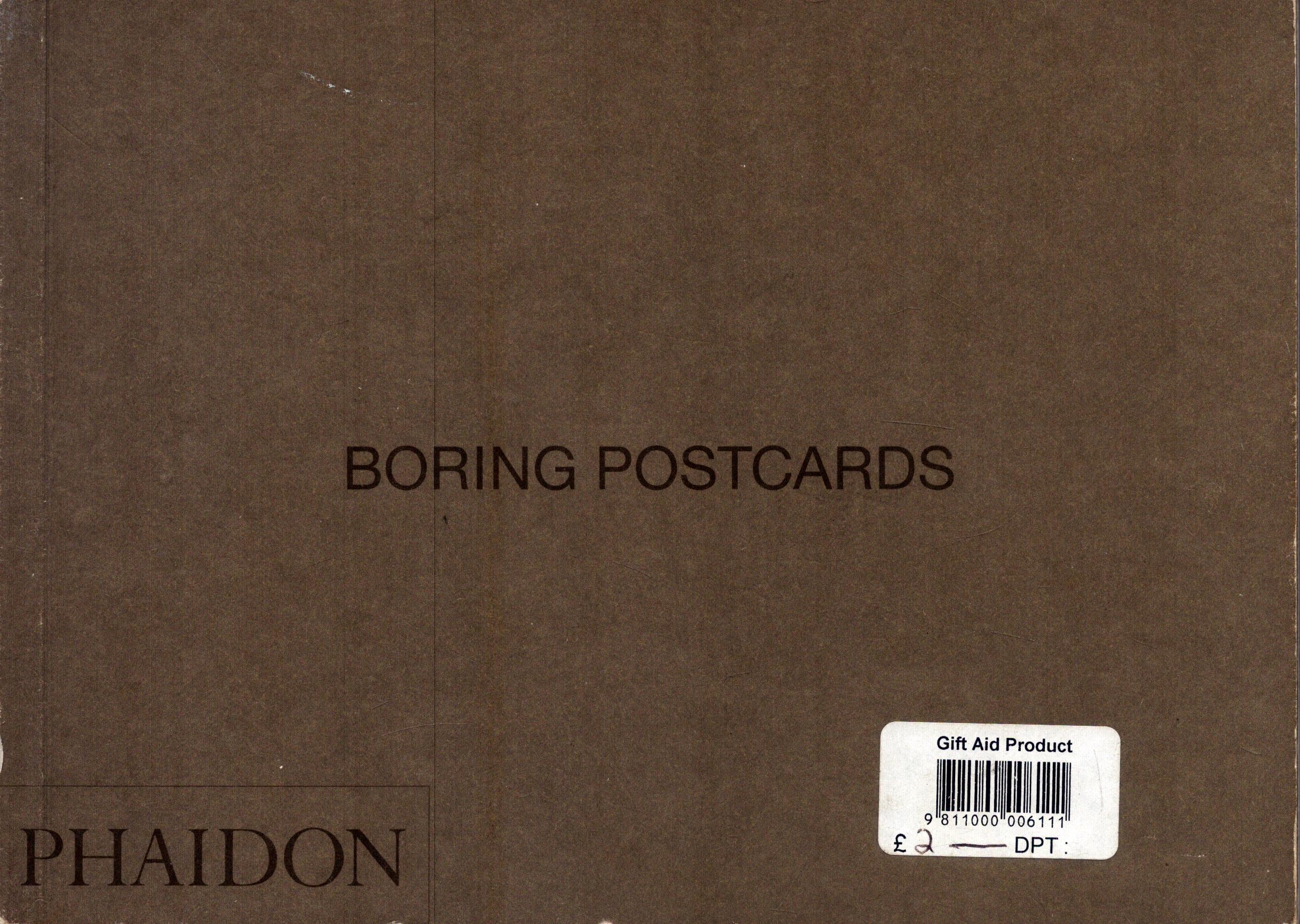Boring Postcards, Phaidon, paperback. We combine shipping on all lots ...