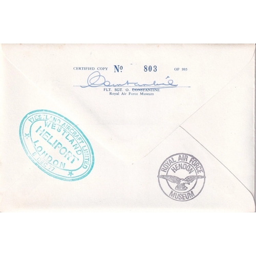 270 - C52c Voyage of RTTL 2757 to RAF Museum Signed. 2 Battle of Britain Pilots and Gp. Capt. Flowers. 25 ... 