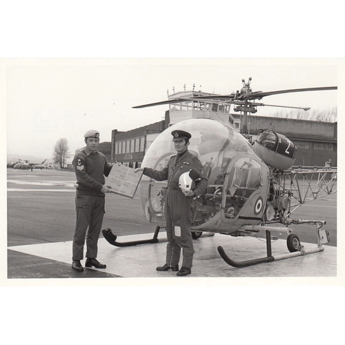 283 - AD1 The Blue Eagles Reflown and Signed by 4. 17 May 74 BFPS 1454 Flown by Army Air Corps by Blue Eag... 