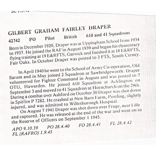 298 - MRAF M Beetham Signed M Beetham, G Draper, W Stevens both in Battle of Britain. 1 Sep 87 BFPS 2138 5... 