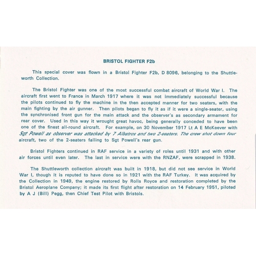 300 - 60th Anniv Formation of the RAF 1918 Signed M Beetham and H G Niven Battle of Britain Hurricane figh... 